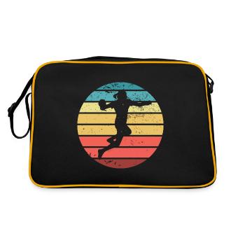 Handball joueur de handball joueur de handball - Sac Retro - noir/or - Dos