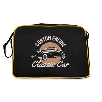Classic car - Retro Bag - black/gold - Back