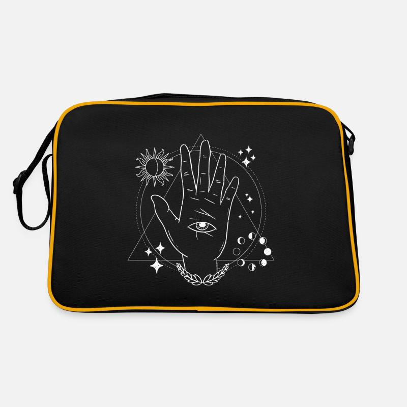 mystical design, third eye Retro Bag