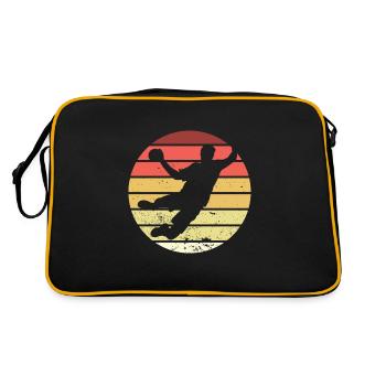 Handball joueur de handball joueur de handball - Sac Retro - noir/or - Dos