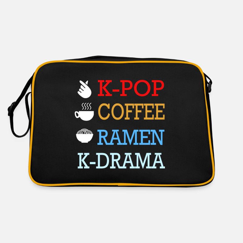 K-Pop Café Korea Pop Kdrama Kpop Corée Sac Retro
