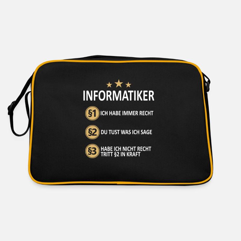 Informatiker Programmierer Informatik Spruch Retro Tasche