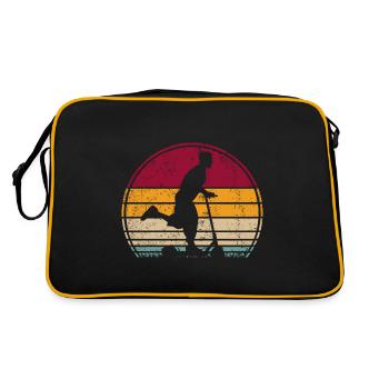 Pedal Scooter E-Scooter Scooter Électrique Rétro Vintage - Sac Retro - noir/or - Dos