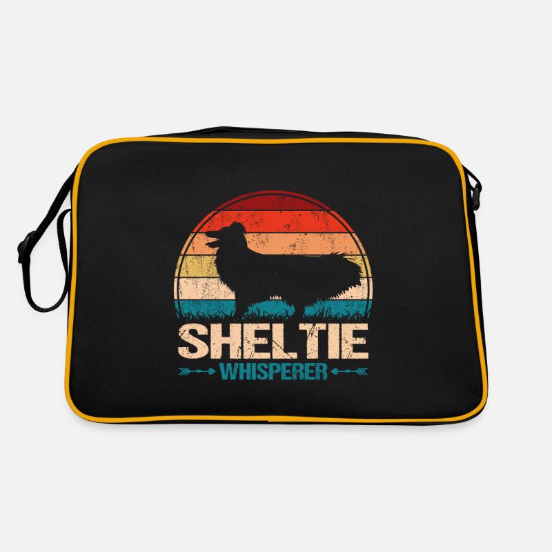 Sheltie Shetland Chien de berger Chuchoteur Sac Retro