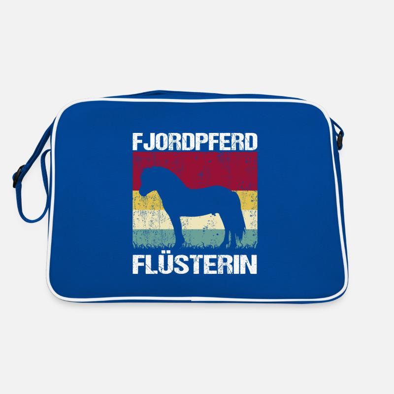 Fjordpferd Mama Flüsterin Retro Tasche