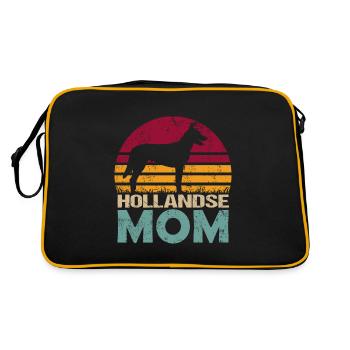 Hollandse Holland Herder Maman Maman Vintage - Sac Retro - noir/or - Dos