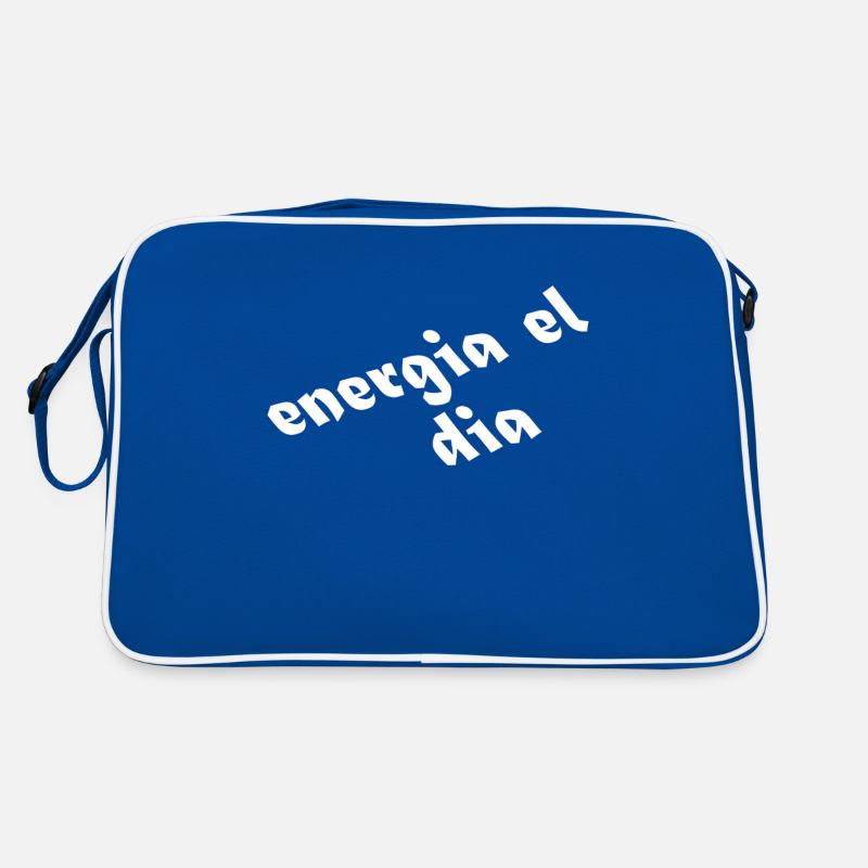 energia el dia -Sprüche - Geschenk Retro Tasche