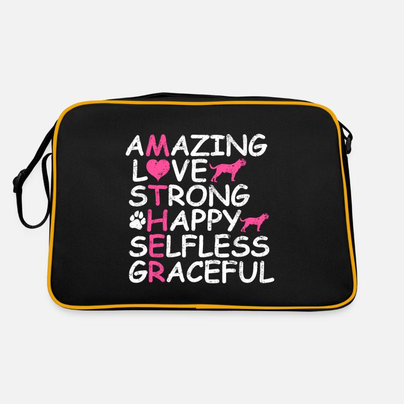 DOGUE DE Bordeaux Great Dane Bordeaux Great Dane Mom Mother Retro Bag