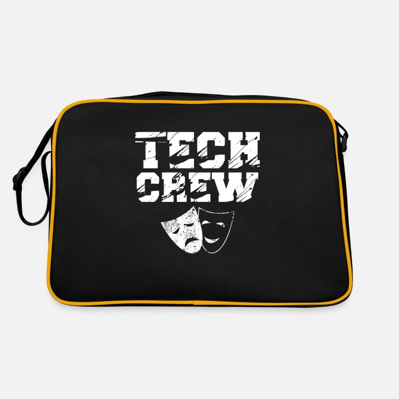 Tech Crew Sound Theater Uniform Musical Studio Retro Bag