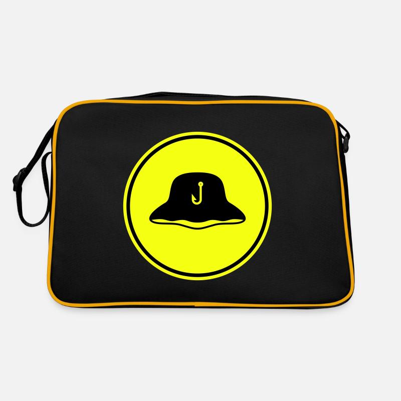 Icône chapeau de pêche Silhouette Sac Retro