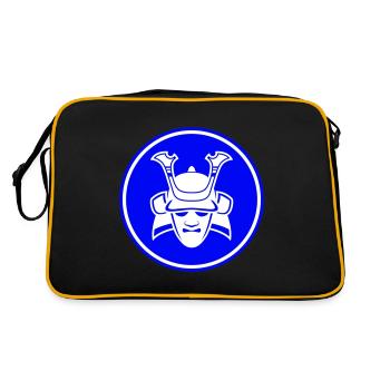 Casque de samouraï - Sac Retro - noir/or - Dos