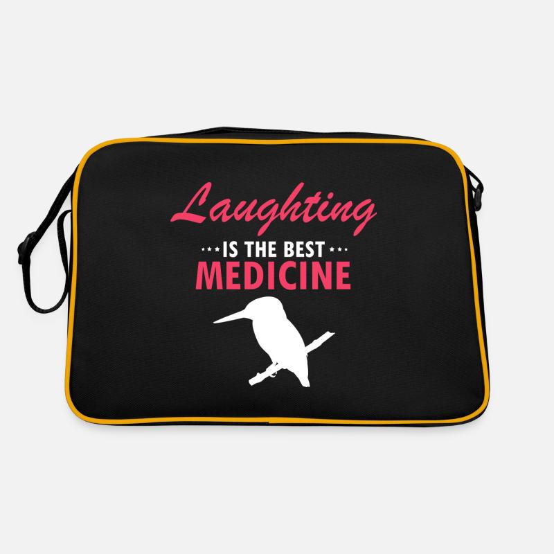 Kookaburra Design und Kookaburra Spruch Retro Tasche