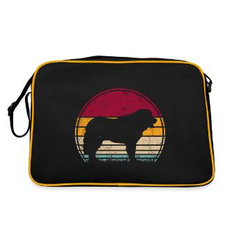Pastore Maremmano Abruzzo Shepherd Vintage - Retro Bag - black/gold - Back