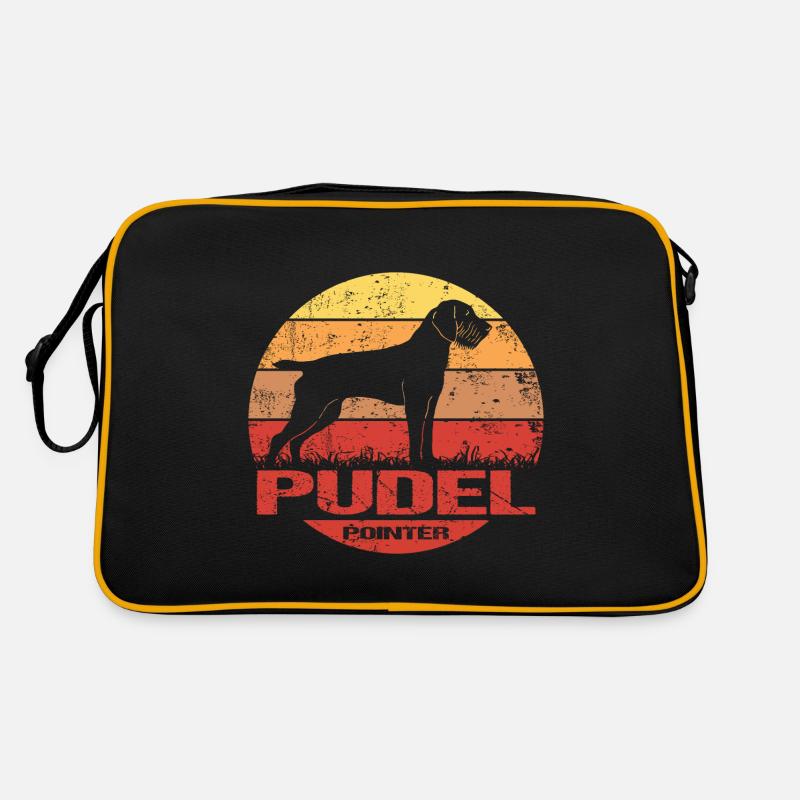 Caniche Pointer Chien Sun Vintage Sac Retro
