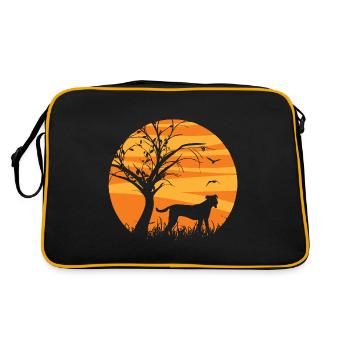 Bardino Majorero Canario Sun Silhouette - Sac Retro - noir/or - Dos
