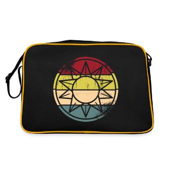 Solar plant - Retro Bag - black/gold - Back