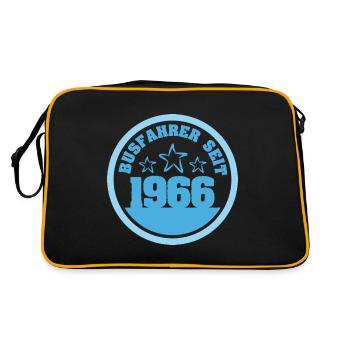 Bus 1966 - Retro Bag - black/gold - Back