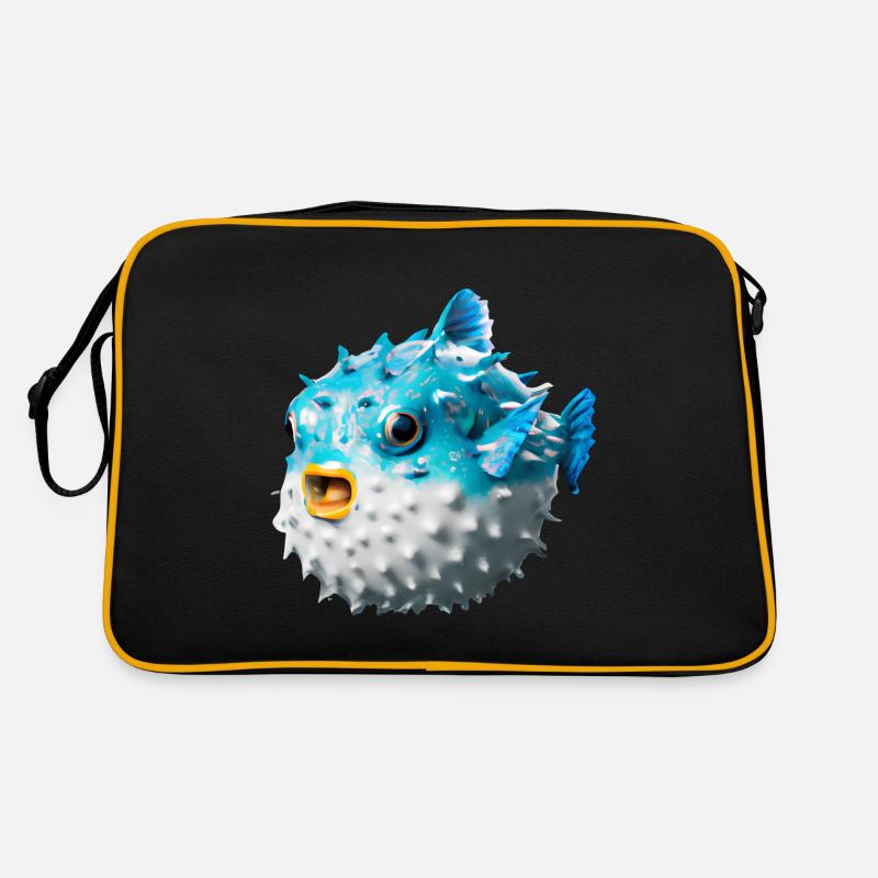 Poisson-globe gonflé Sac Retro