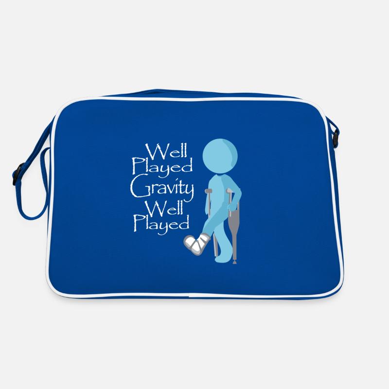 Well played gravity well played physics Retro Bag