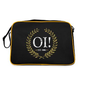 1980 ska oi! skinhead - Sac Retro - noir/or - Dos
