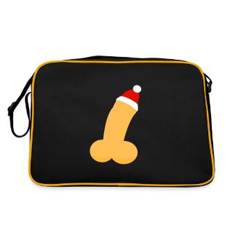 Penis Christmas - Retro Bag - black/gold - Back