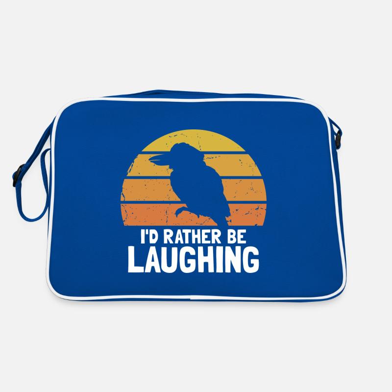 Kookaburra Design und Kookaburra Spruch Retro Tasche