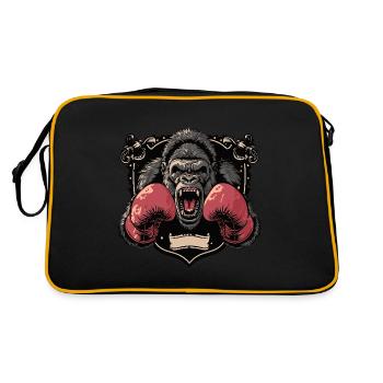 Gorilla Boxer MMA - Sac Retro - noir/or - Dos