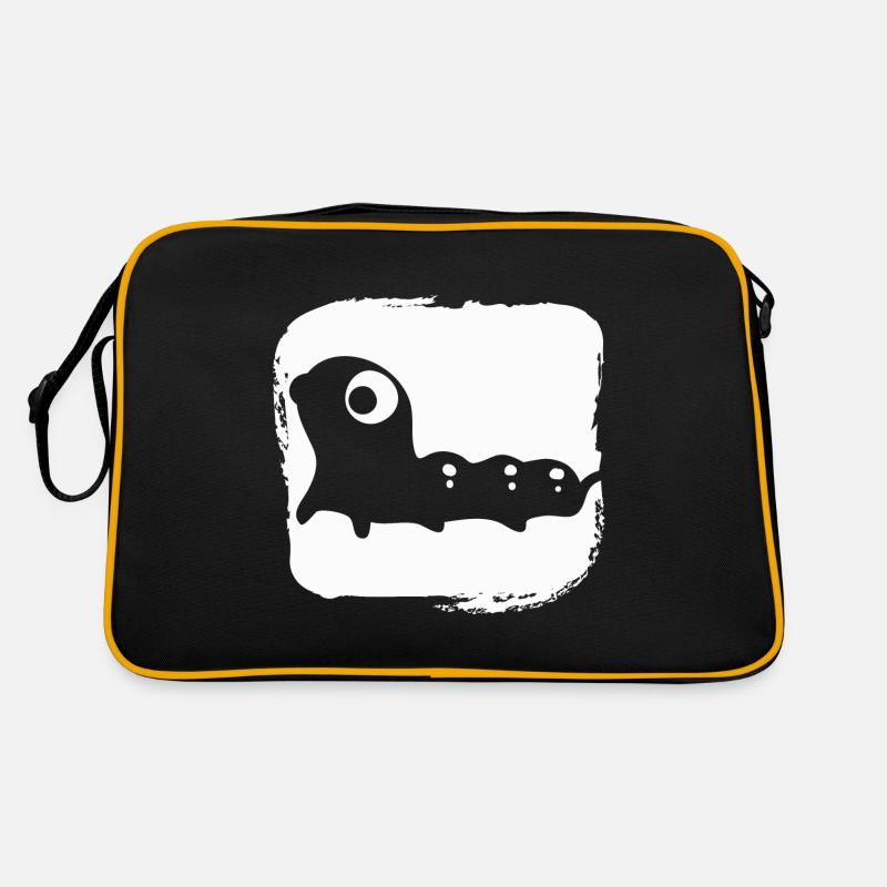 funny caterpillar - nature conservation - climate Retro Bag