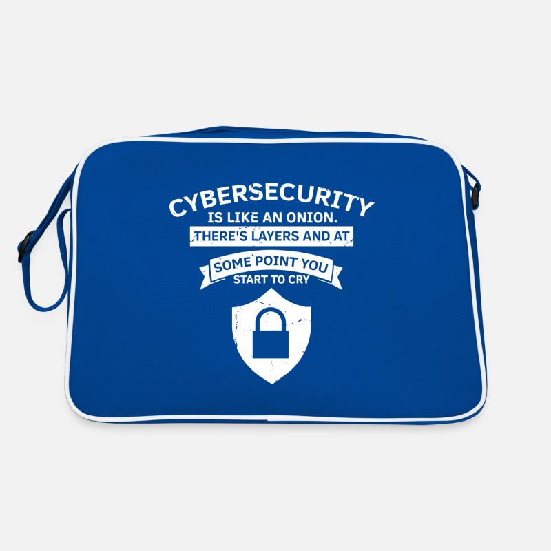 Cybersecurity Design for Hackers and Cyber Security Retro Bag