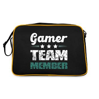 Équipe de joueurs - Sac Retro - noir/or - Dos
