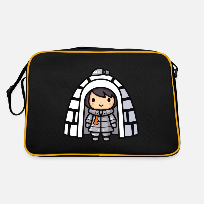 Bande dessinée d’hiver Eskimo Igloo Sac Retro