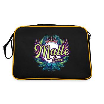 Vacances Malle Crew - Sac Retro - noir/or - Dos
