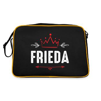 Frieda - Retro Bag - black/gold - Back