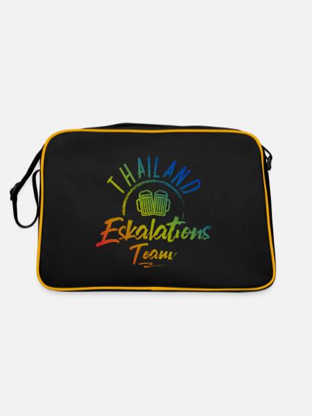 Thailand Escalation - Retro Bag - black/gold - Back