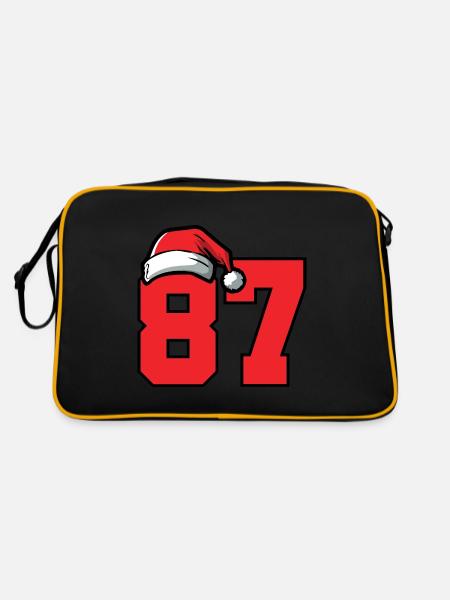 87 Number Christmas - Retro Bag - black/gold - Back