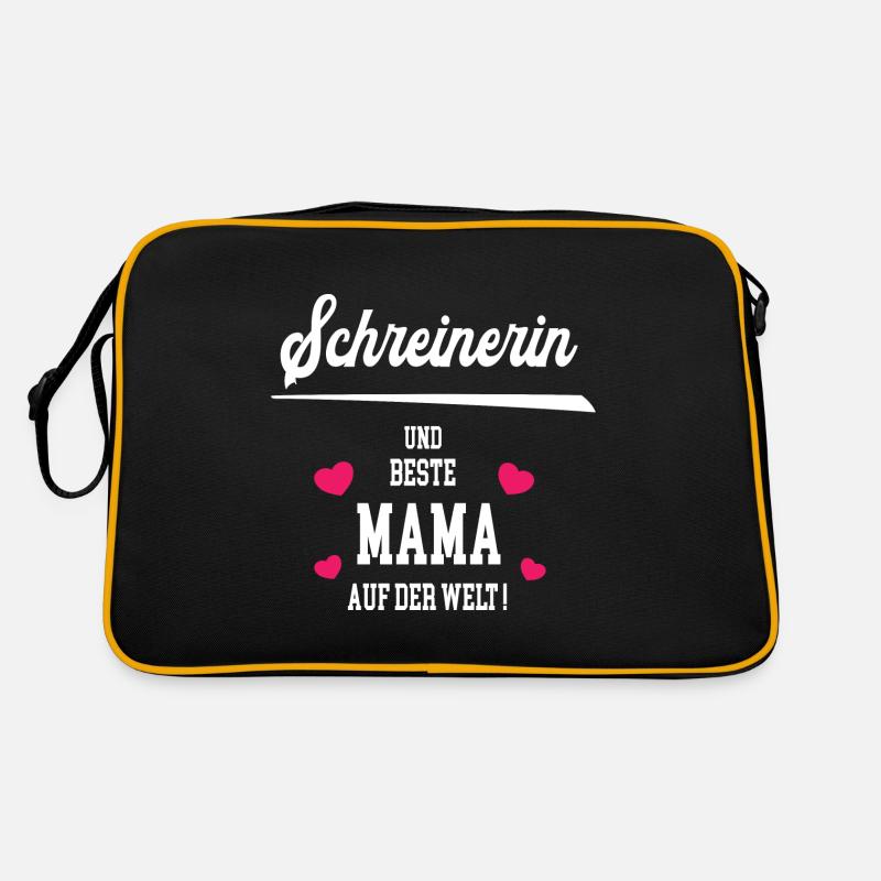 Schreinerin Beste Mama Muttertag Geburtstag Retro Tasche
