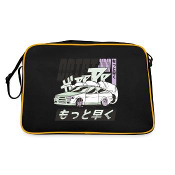 Drift Japan - Retro Bag - black/gold - Back