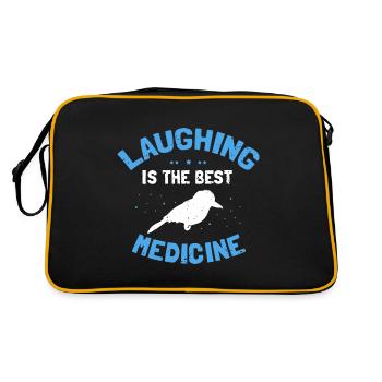 Kookaburra Design et Laughing Bird - Sac Retro - noir/or - Dos