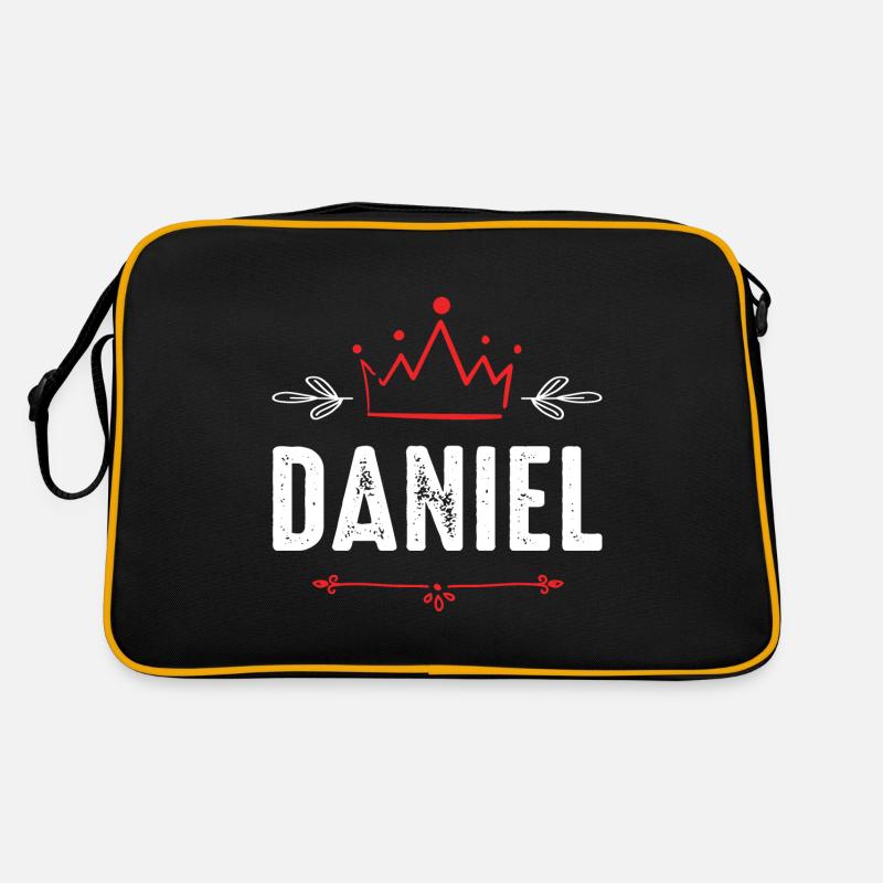 Daniel - Retro Bag - black/gold