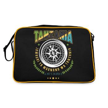 Tanzanie - Sac Retro - noir/or - Dos