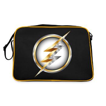 Blitz - Retro Tasche - Schwarz/Gold - Hinten