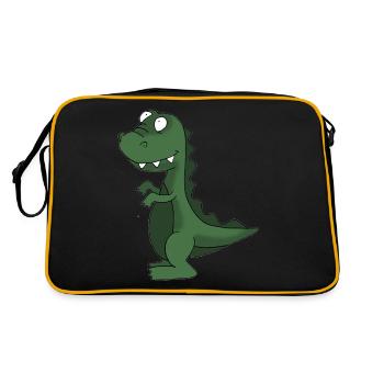 Dino 11 - Retro Bag - black/gold - Back