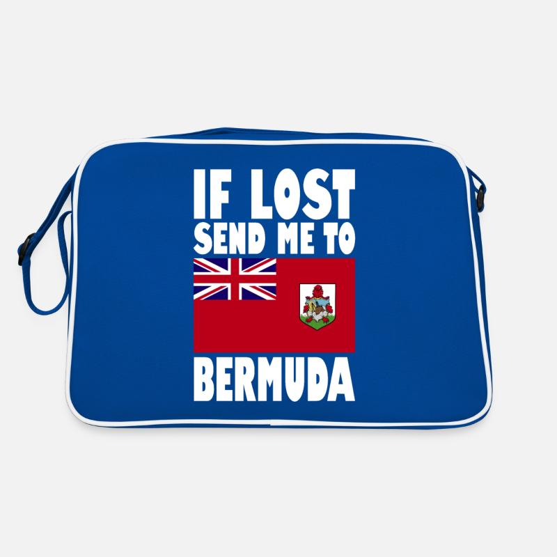 Bermuda Flagge Spruch Retro Tasche