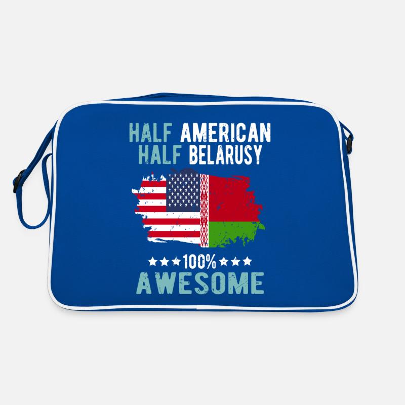 Half American Half Belarusian Retro Bag