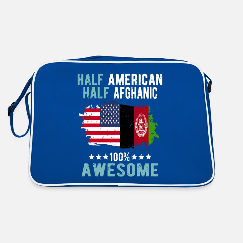 Moitié américain moitié afghan Sac Retro