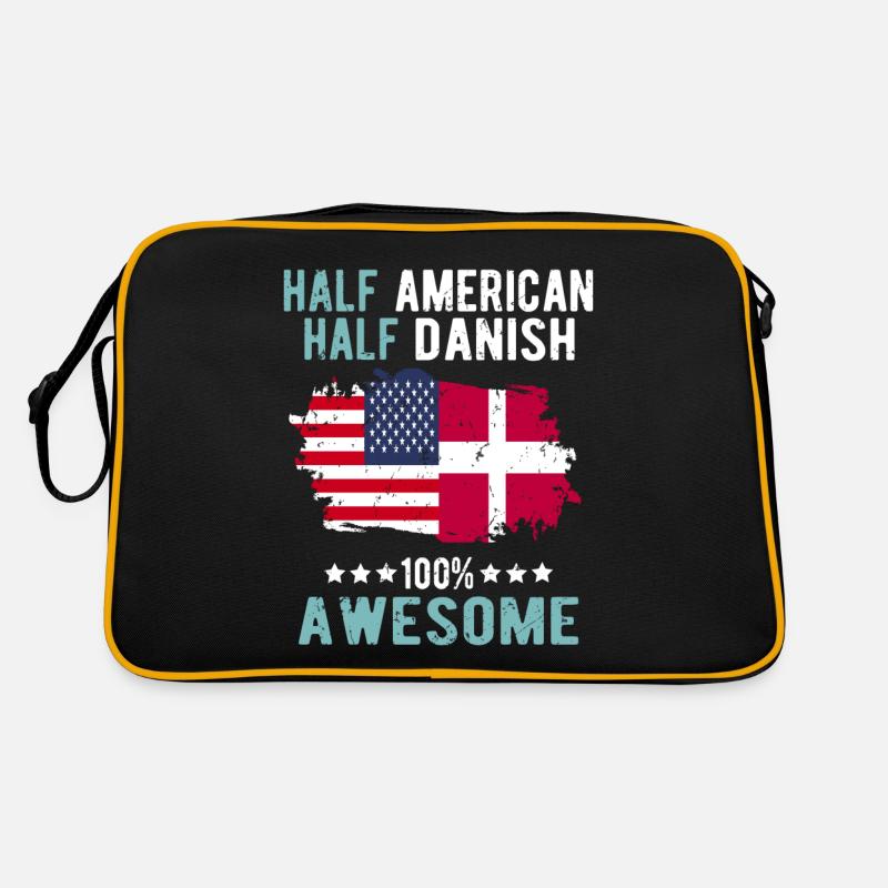 Half American Half Dane Retro Bag