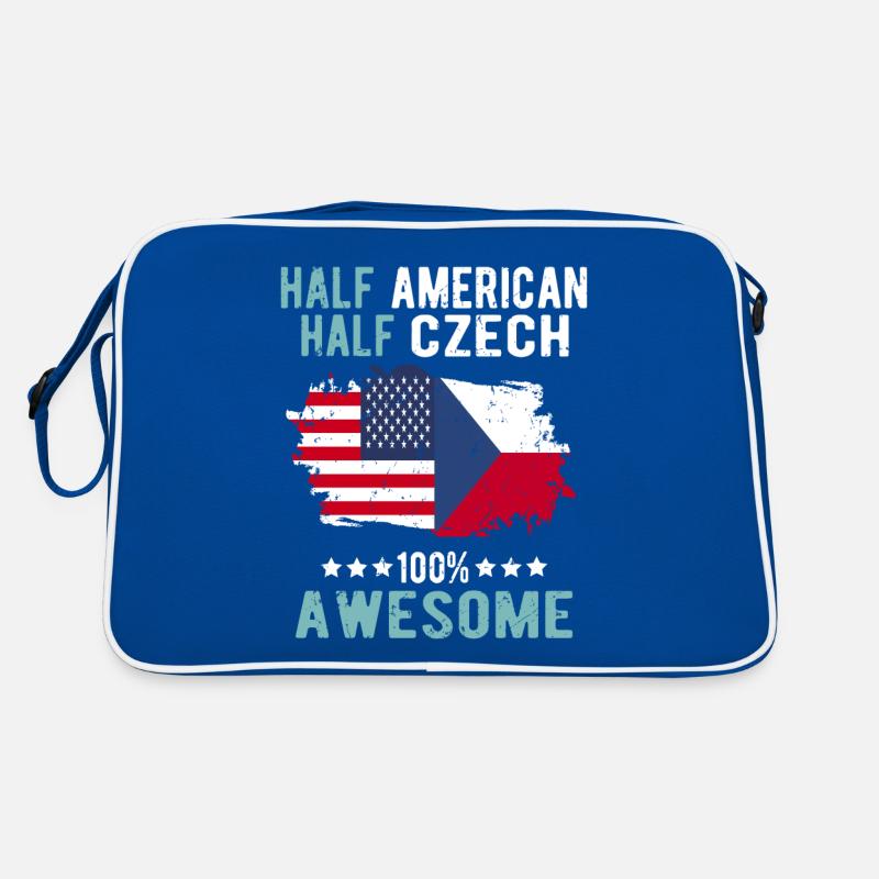 Moitié américain moitié tchèque Sac Retro