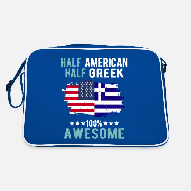 Halb Amerikaner Halb Grieche Retro Tasche