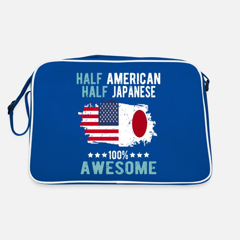Moitié américain moitié japonais Sac Retro