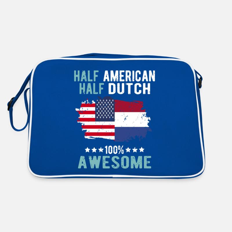 Half American Half Dutch Retro Bag